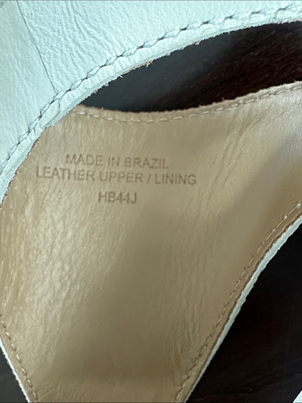 Bernardo Womens Off White Leather Gala Sandal Stacked Heel Size 8.5 Minimalist - Picture 13 of 13